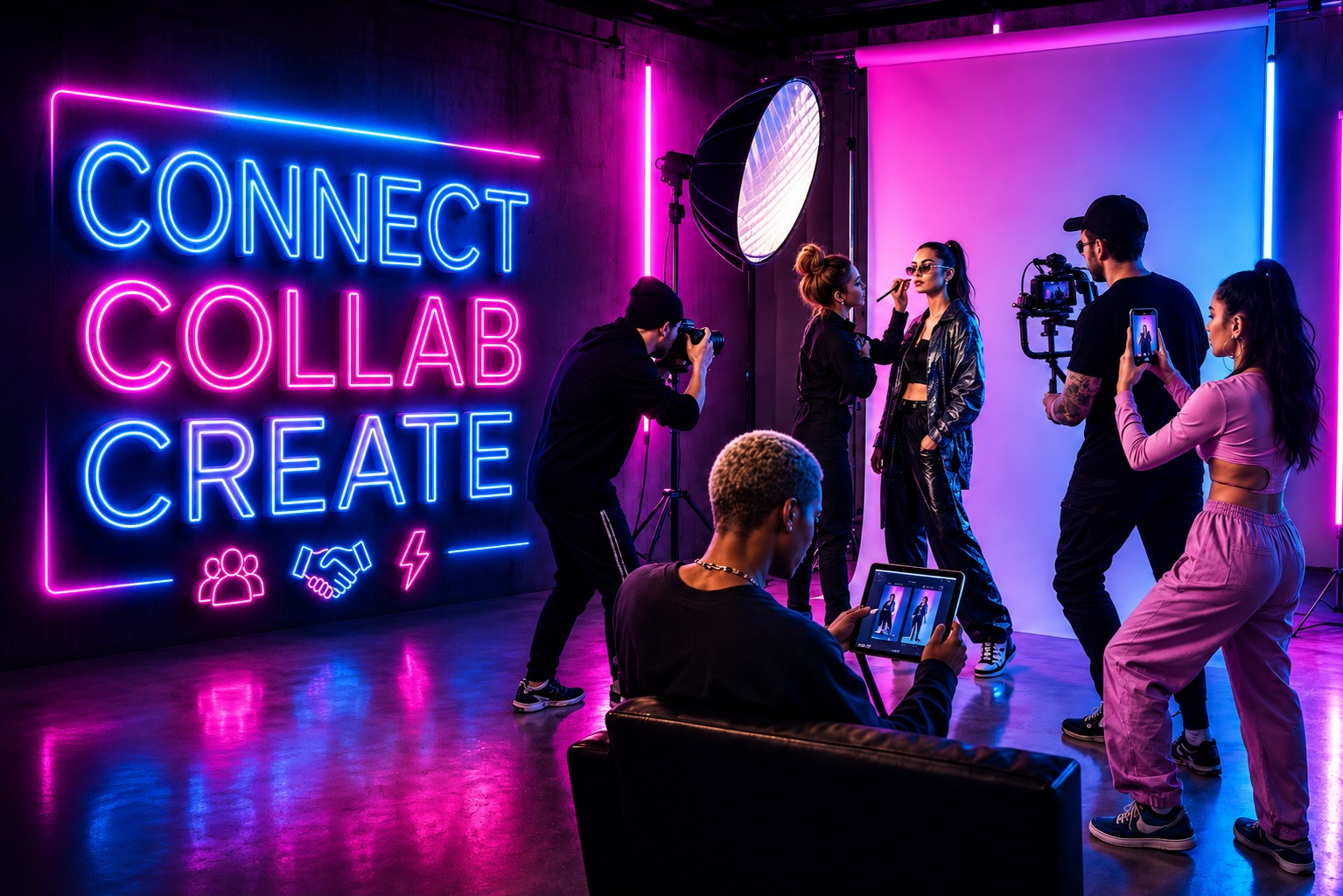 Creators planning together